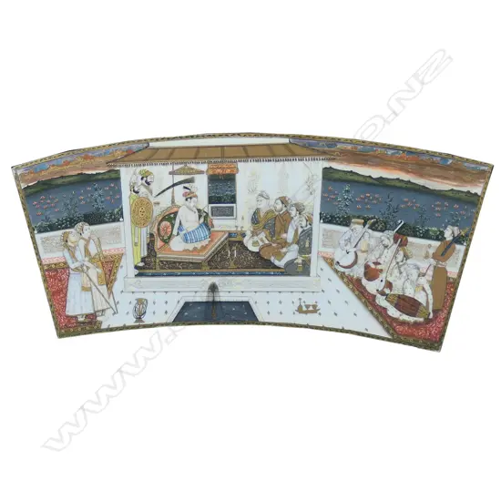 An Indian painting on ivory panel,