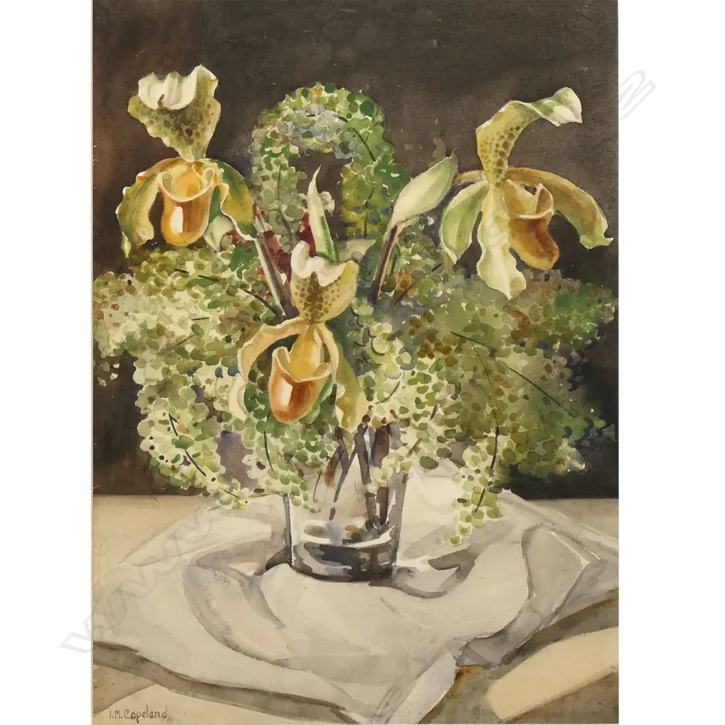 Ivy M. Copeland (NZ 1888-1961) 'Still Life Flowers', Image 1++