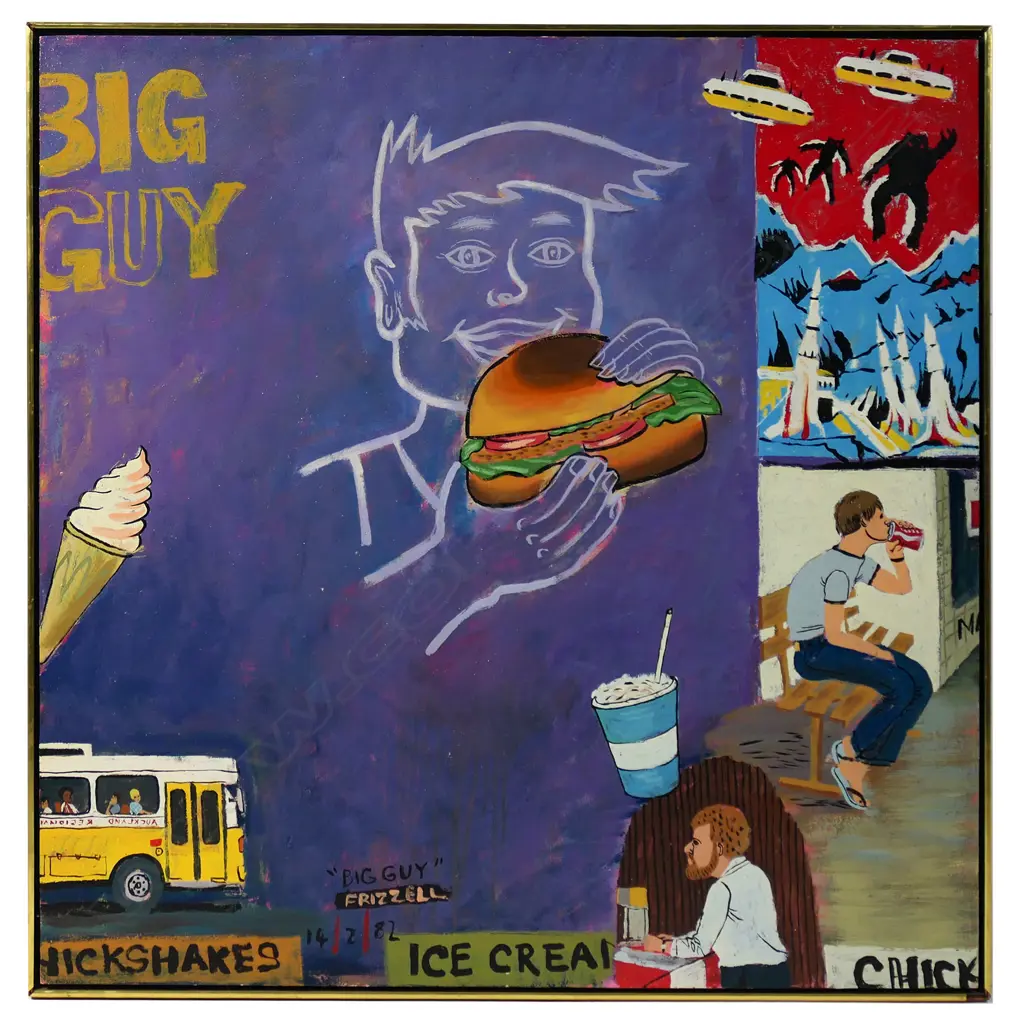 Dick Frizzell (b.1943) 'Big Guy', Image 1++