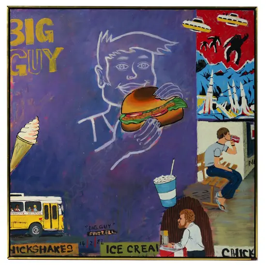 Dick Frizzell (b.1943) 'Big Guy',