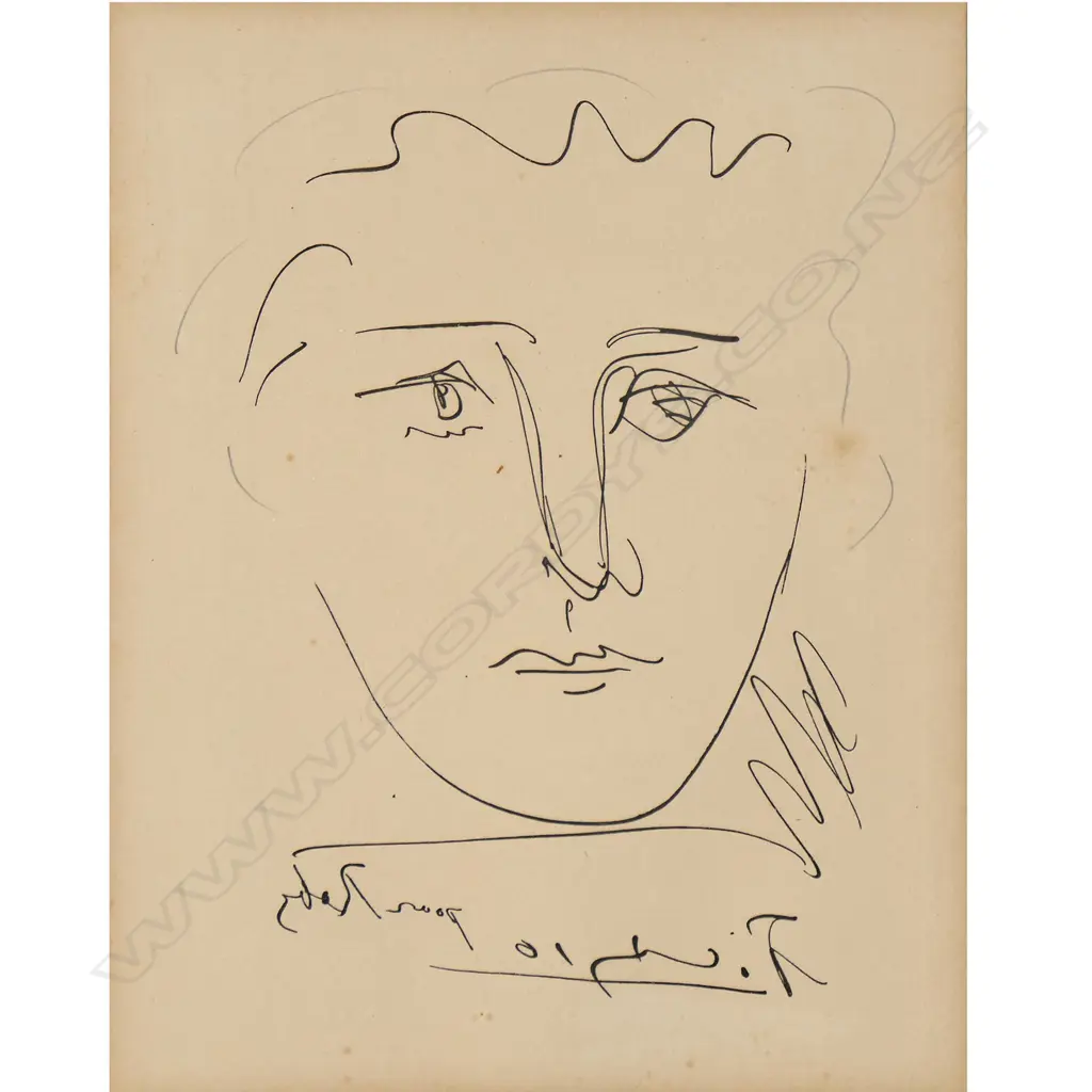 Pablo Piccaso (Spain 1881-1973) 'Pour Roby', Image 1++