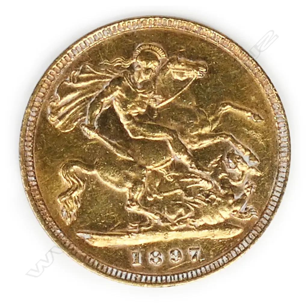 A Victorian gold half sovereign, Image 1++