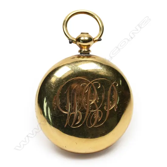 An uncommon Victorian 18ct yellow gold sovereign case,