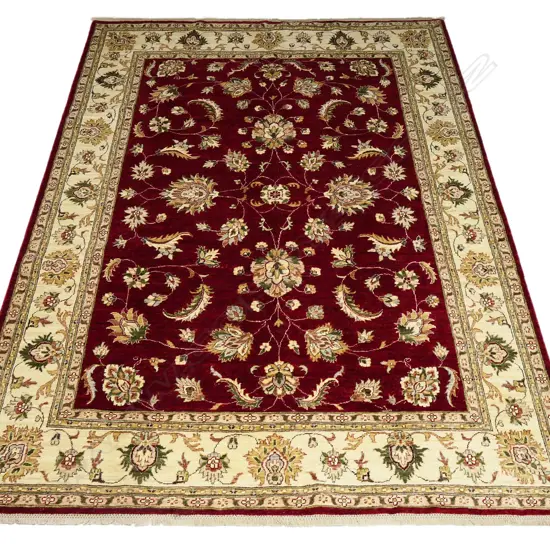 A large Chobi hand-knotted carpet,