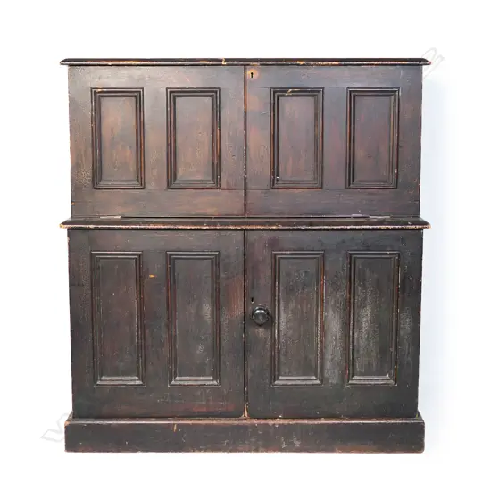 An unusual late Georgian/Victorian desk,