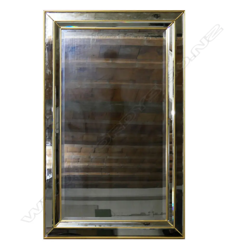 A large contemporary cushion mirror, Image 1++