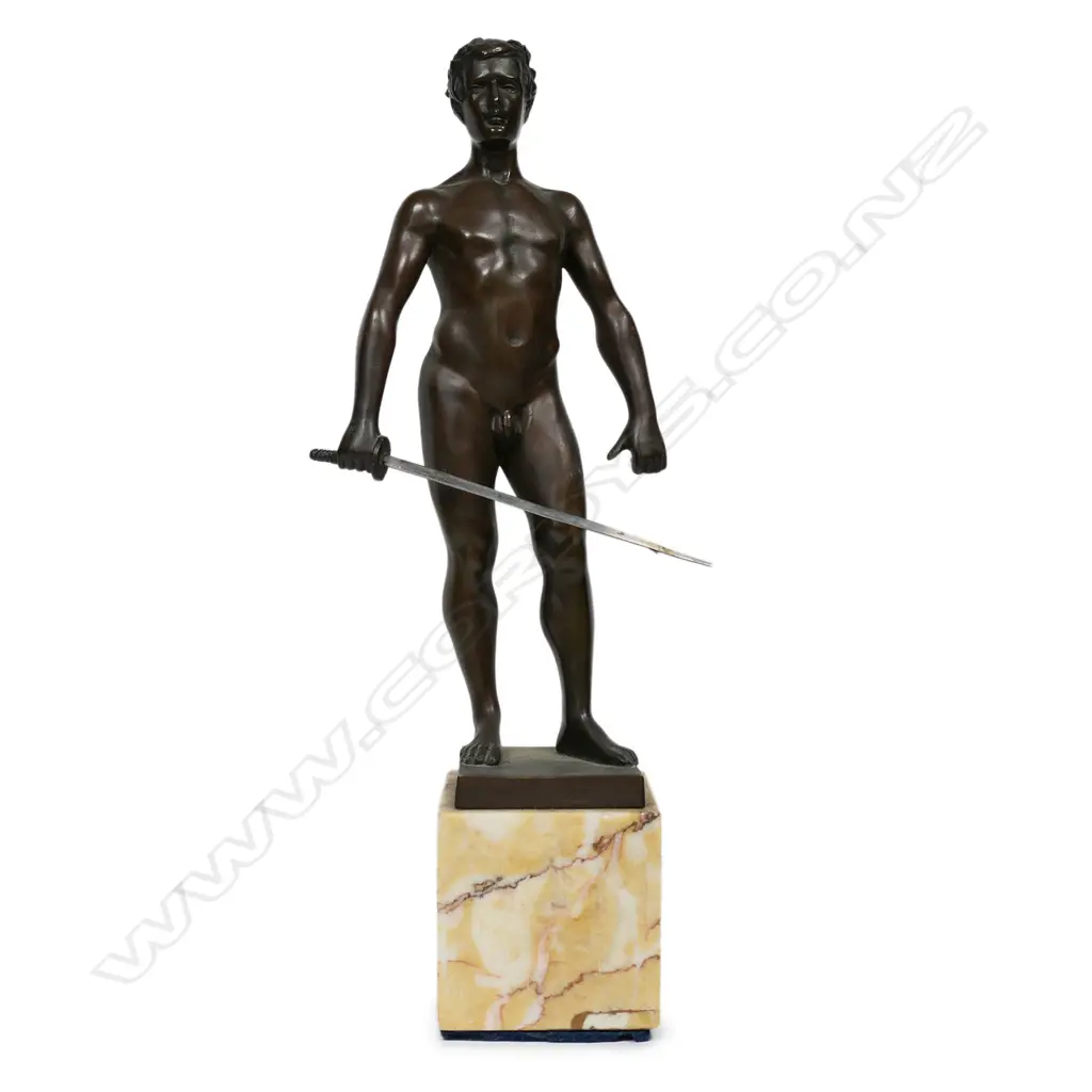 An early 1900s bronze figure ‘Epéiste’, Image 1++