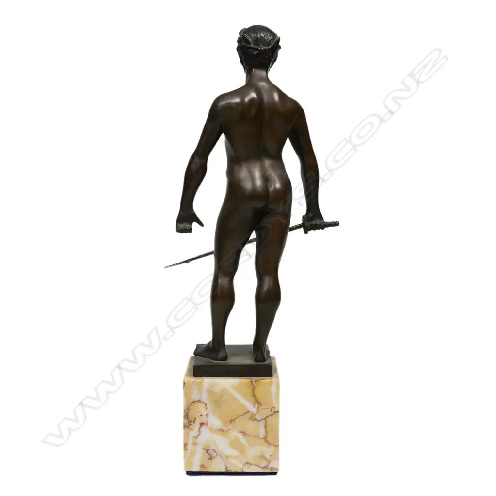 An early 1900s bronze figure ‘Epéiste’, Image 1++