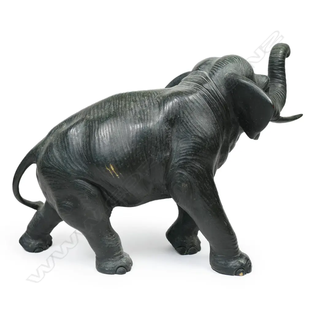 An early 1900s bronze elephant, Image 1++