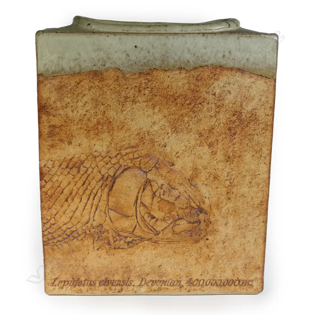 A Keith Blight pottery 'Fossil' slab vase, Image 1++