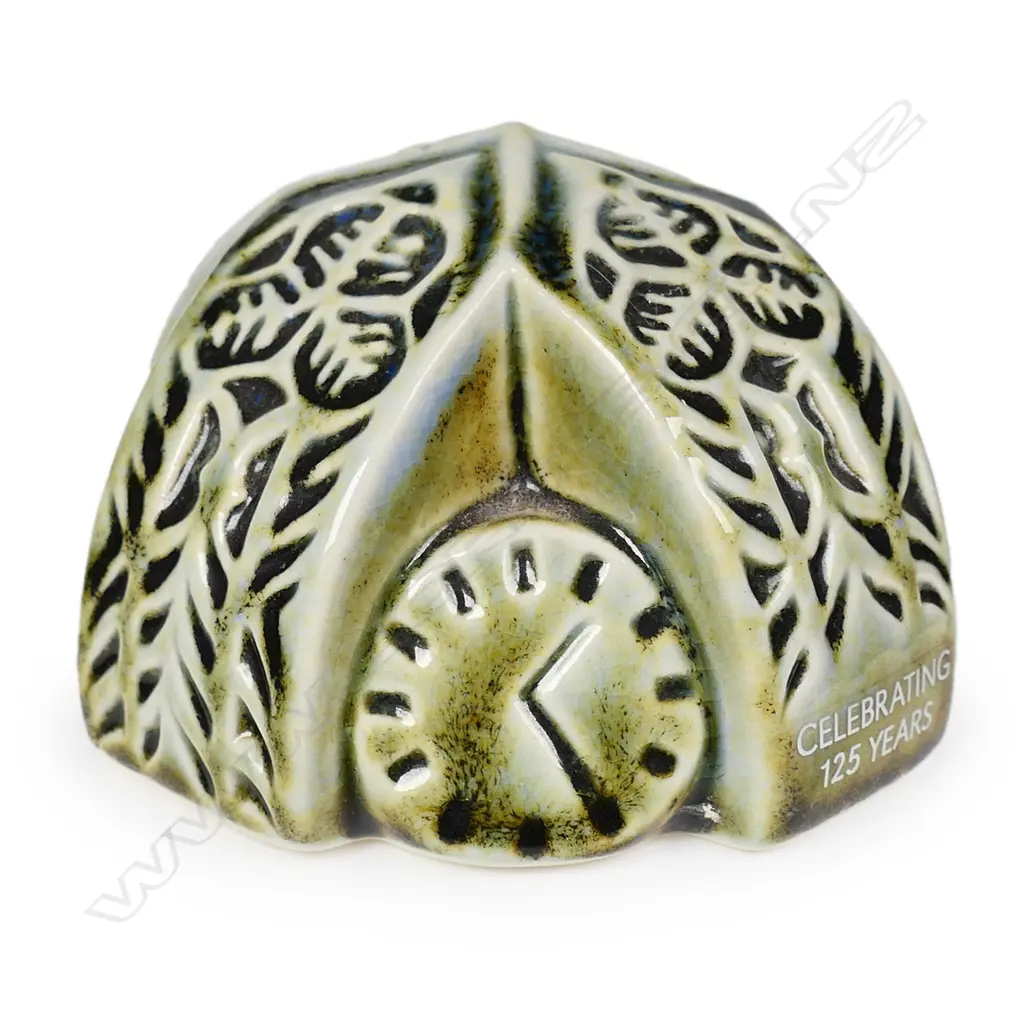 A Bob Steiner commemorative clock dome paperweight, Image 1++