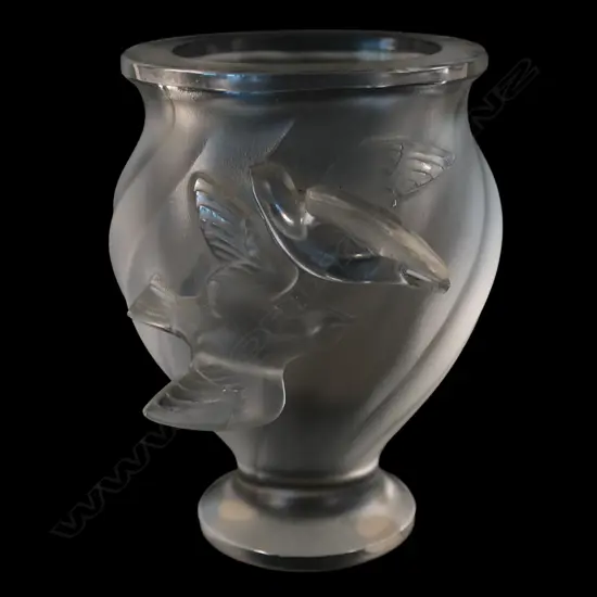 A Rene Lalique late 20thC Rosine vase,