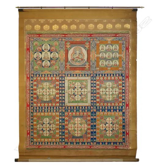 A large Japanese scroll,