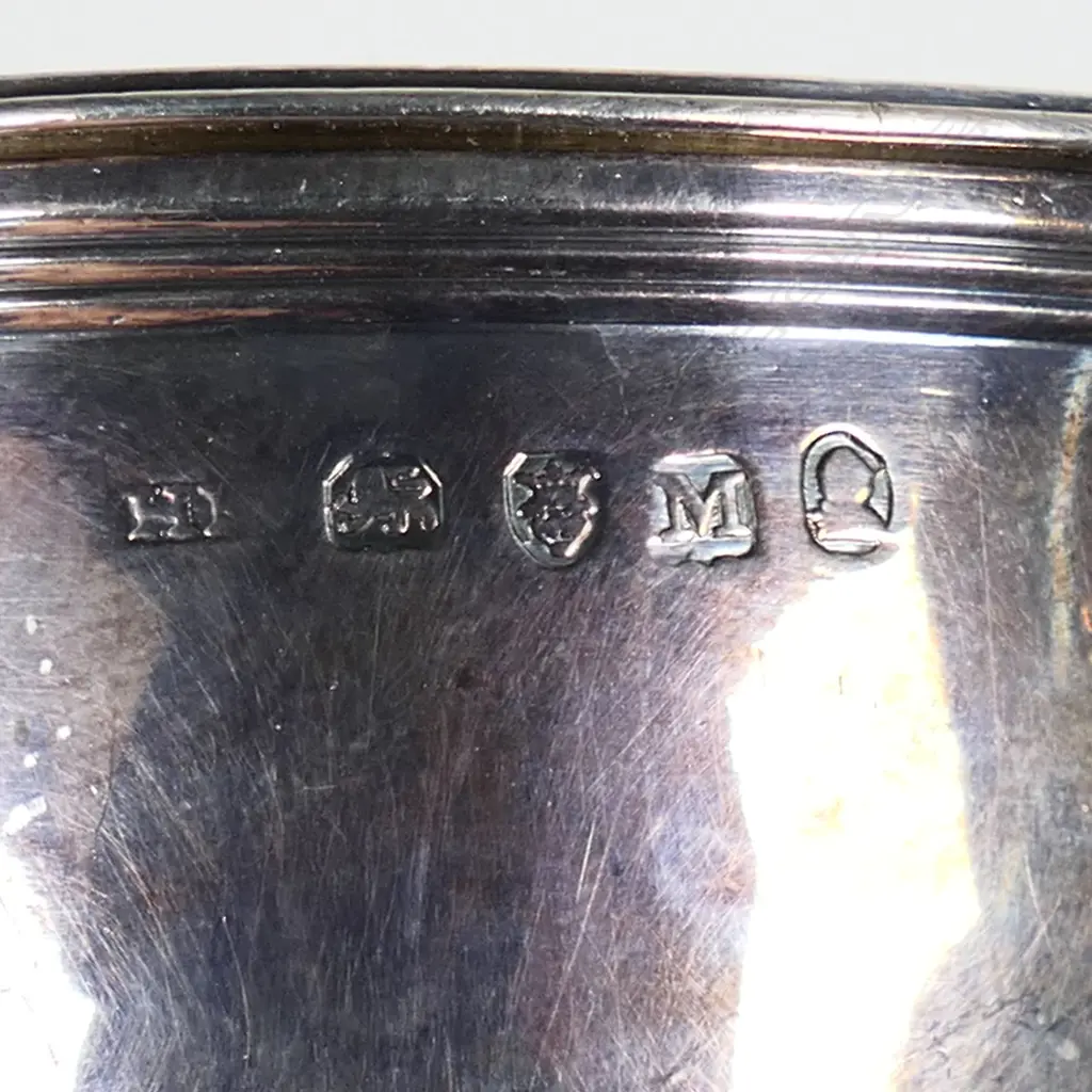 A late George III silver wine funnel, Image 1++