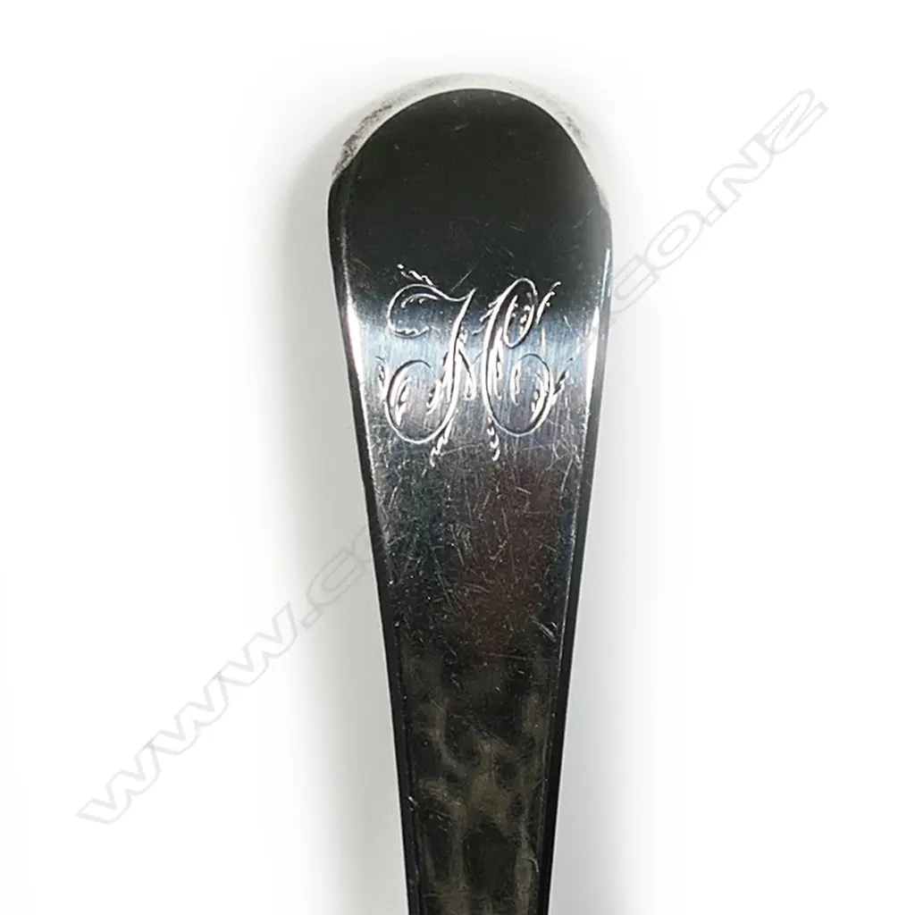 A George III silver soup ladle, Image 1++