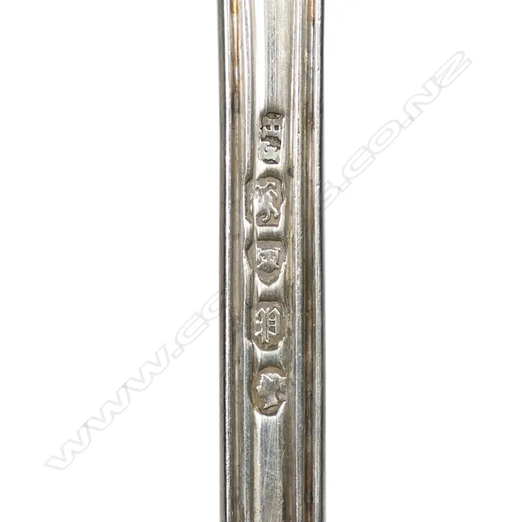 Five Victorian silver tablespoons, Image 1++