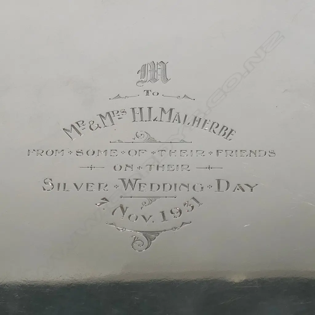 An impressive heavy silver five-piece tea service, Image 1++