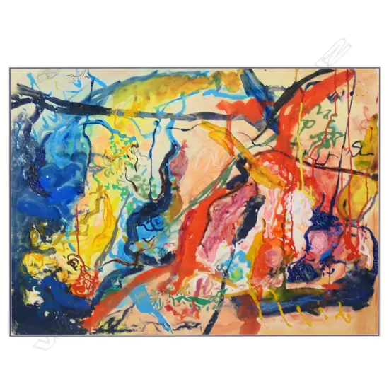 Philip Trusttum (NZ 1940-) Abstract,