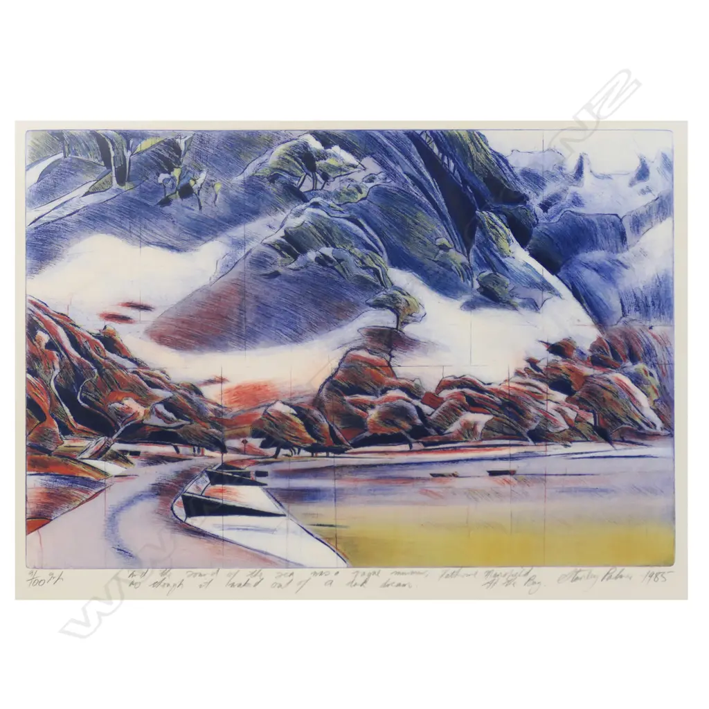 Stanley Palmer (NZ 1936-) 'And the sound of the sea...' Image 1++