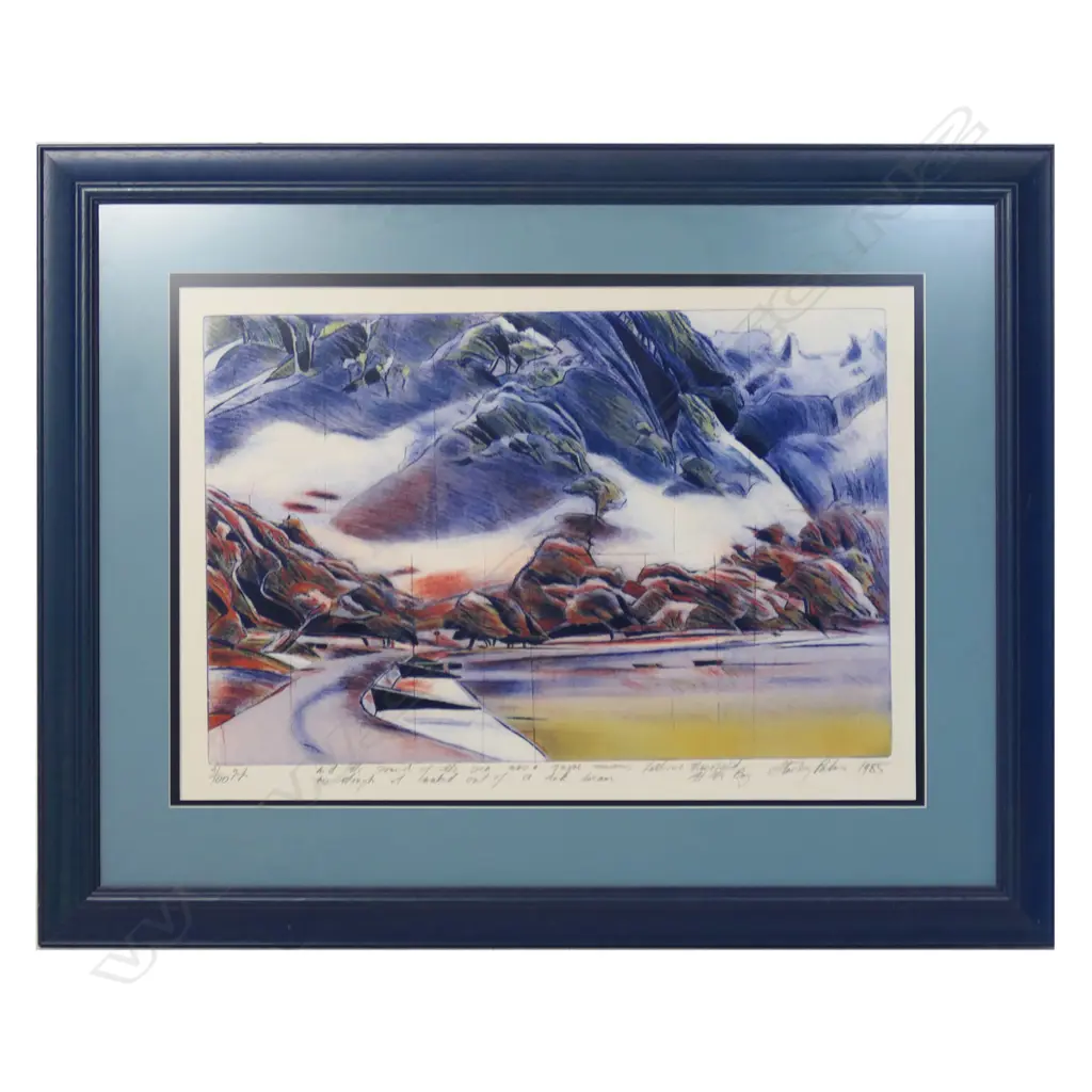 Stanley Palmer (NZ 1936-) 'And the sound of the sea...' Image 1++