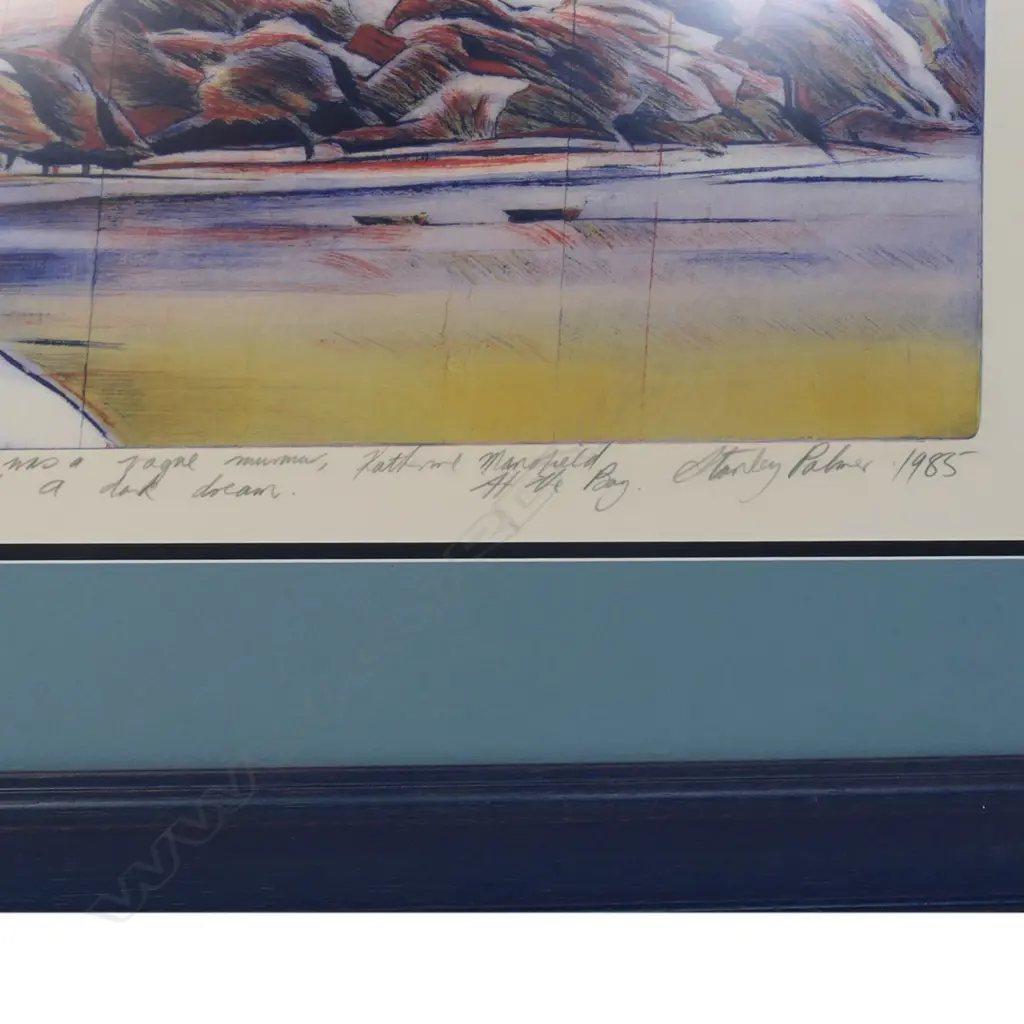 Stanley Palmer (NZ 1936-) 'And the sound of the sea...' Image 1++