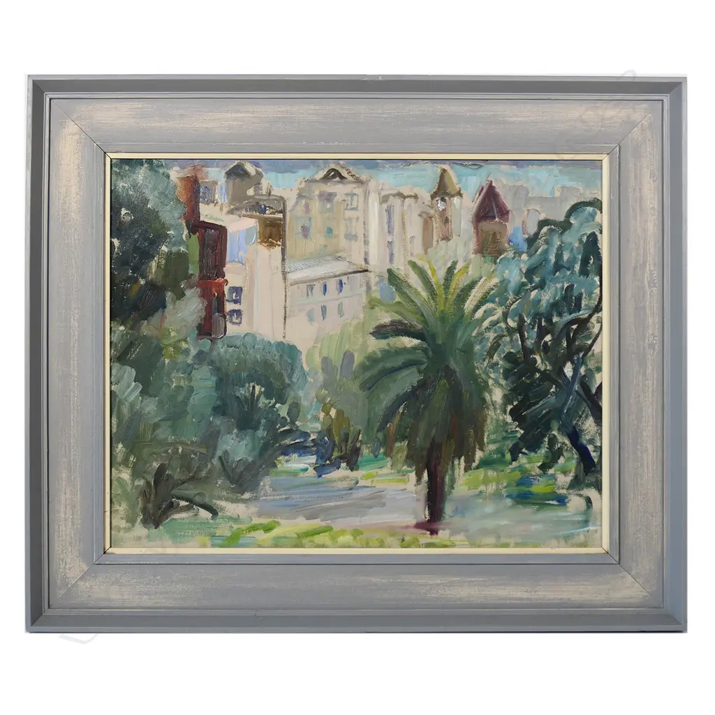 Dorothy Moreton attributed (NZ 1890-1983) Albert Park, Image 1++