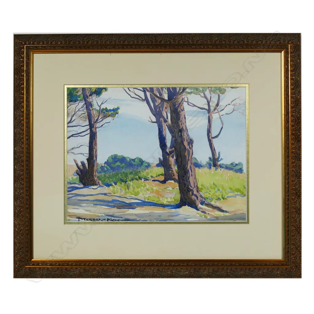 Marcus King (1891-1977) 'Pines - Wellington', Image 1++