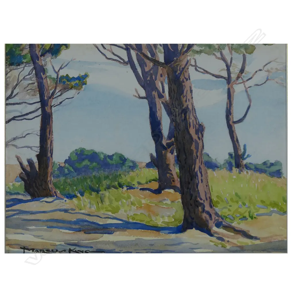 Marcus King (1891-1977) 'Pines - Wellington', Image 1++