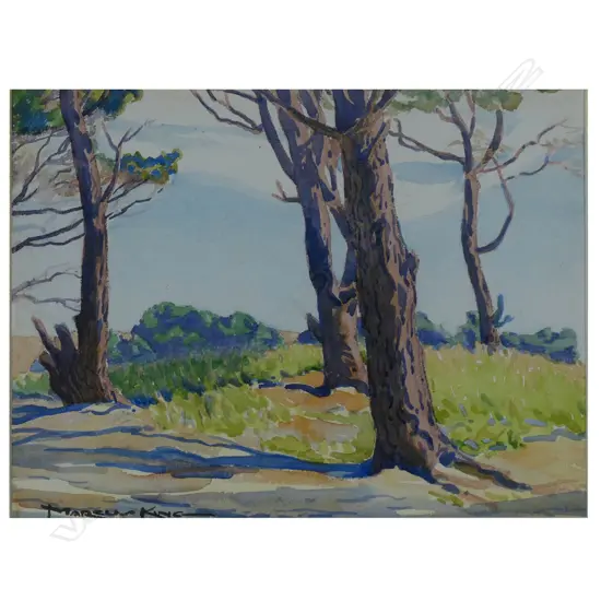 Marcus King (1891-1977) 'Pines - Wellington',