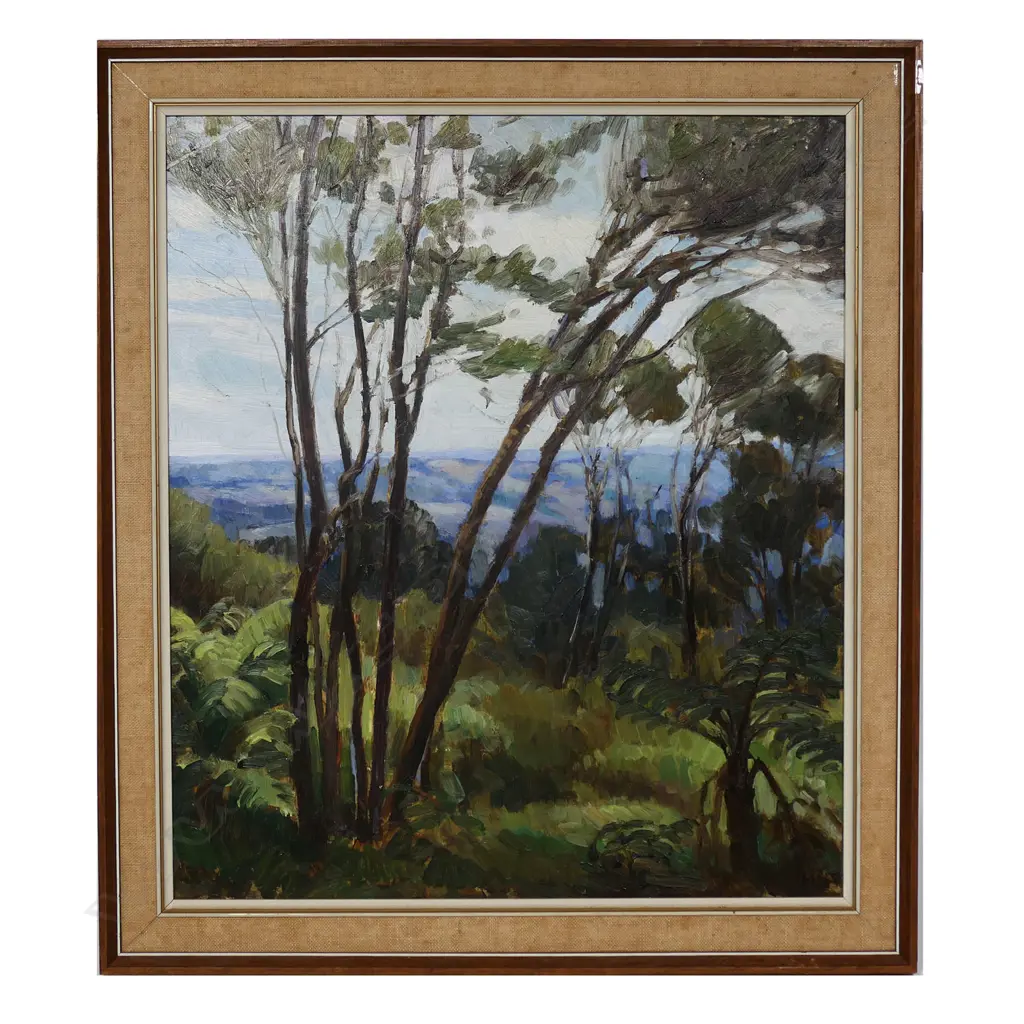 Ida Eise (NZ 1894-1978) Manuka Titirangi, Image 1++
