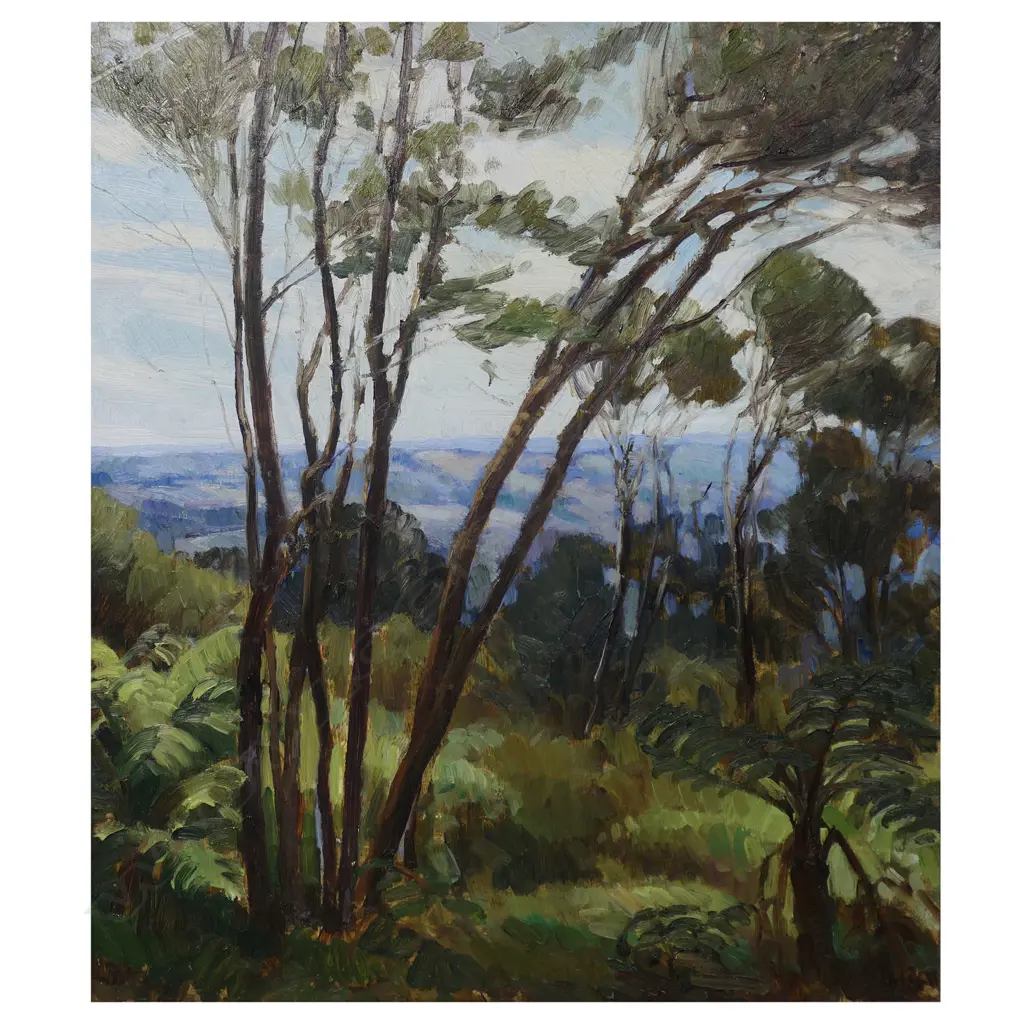 Ida Eise (NZ 1894-1978) Manuka Titirangi, Image 1++