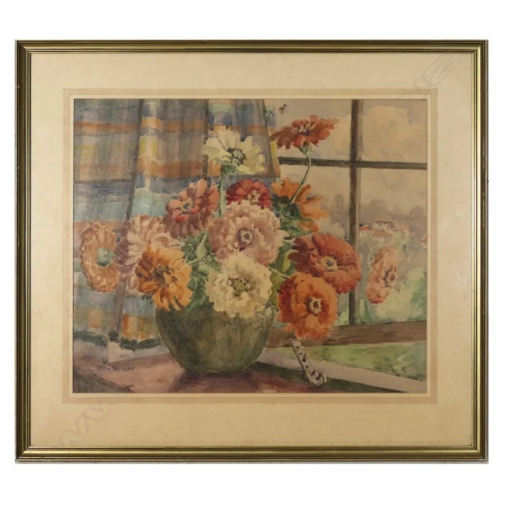 Ella Spicer, (NZ 1876-1956) Still life, Image 1++