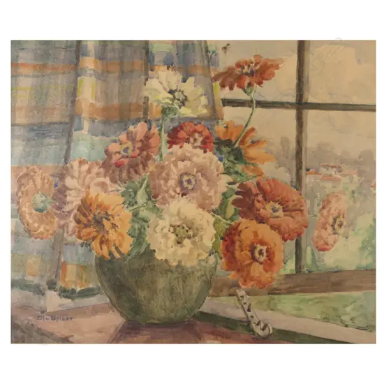 Ella Spicer, (NZ 1876-1956) Still life,