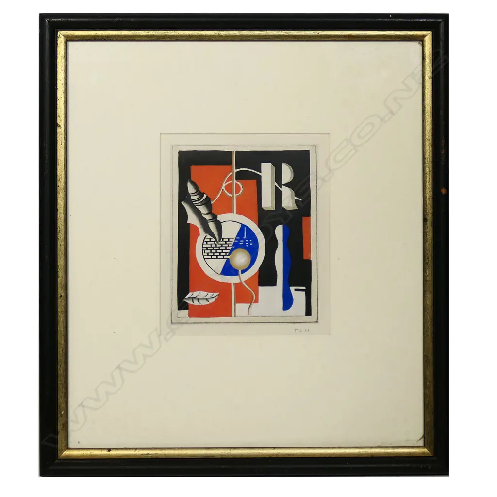 Fernand Leger (1881-1955) 'le coquillage', Image 1++