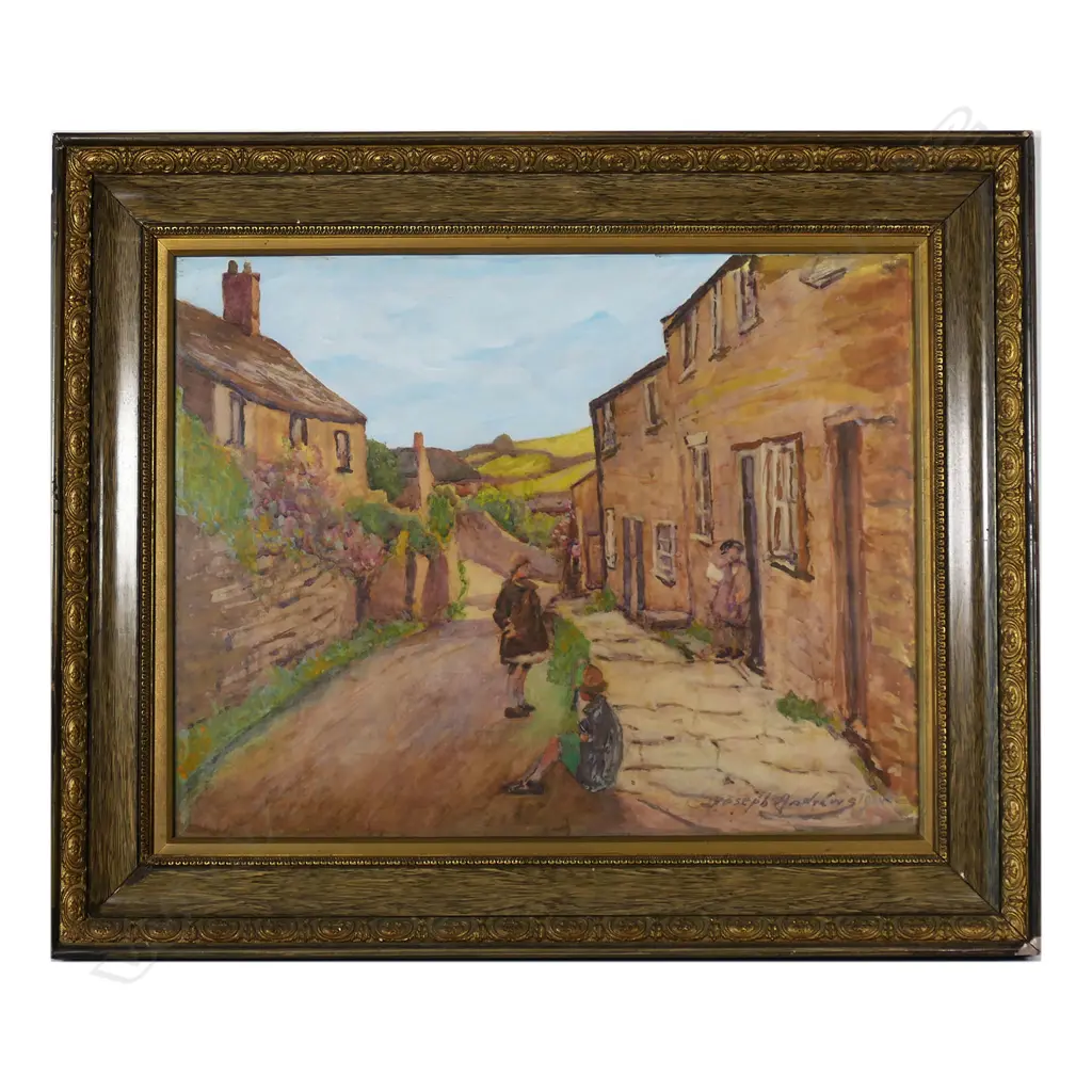 Joseph Andrews (UK.1874-1936) untitled Village Life, Image 1++