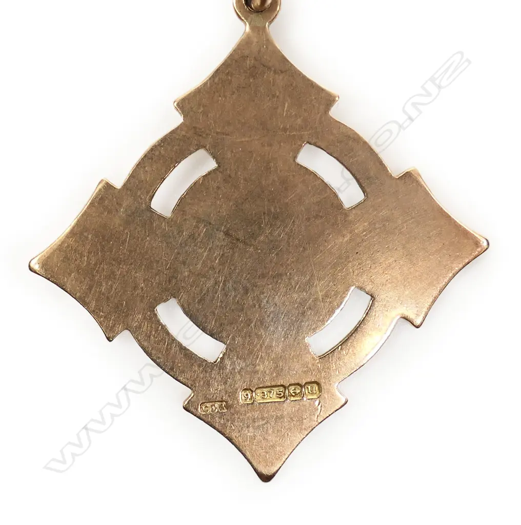 A c1900 9ct rose gold Albert chain, Image 1++