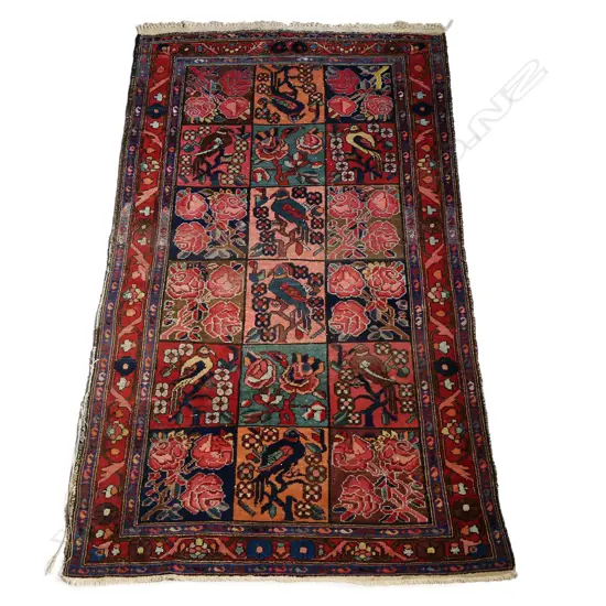 A semi antique Persian bakhtiari rug,