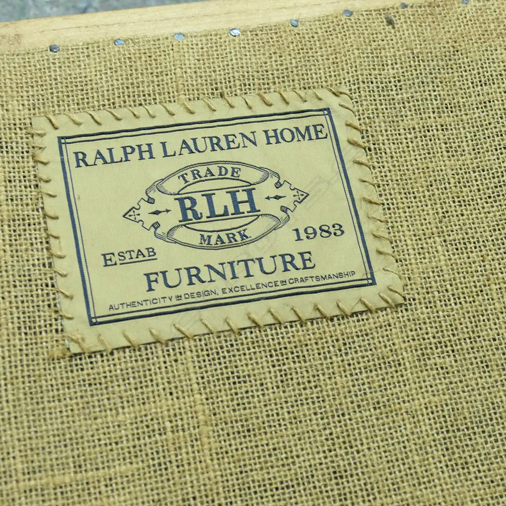 A Ralph Lauren leather bench/low table, Image 1++