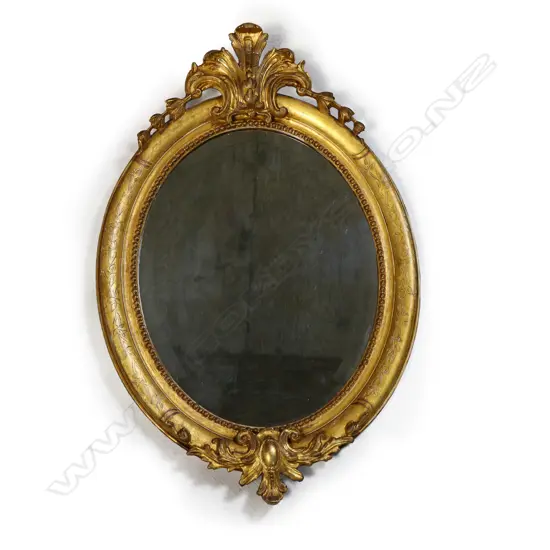 A 19thC French mirror,