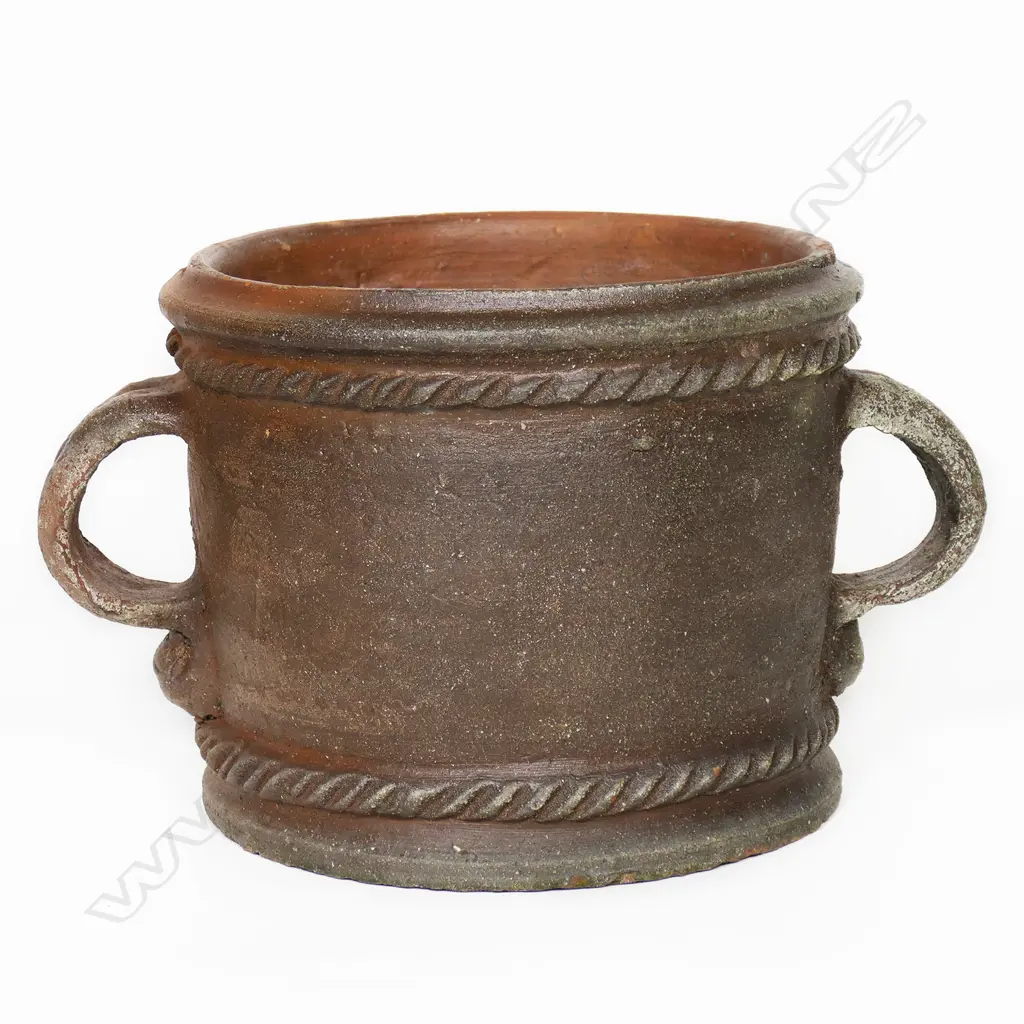 Attributed Barry Brickell (1935 - 2016) lobe handled planter, Image 1++