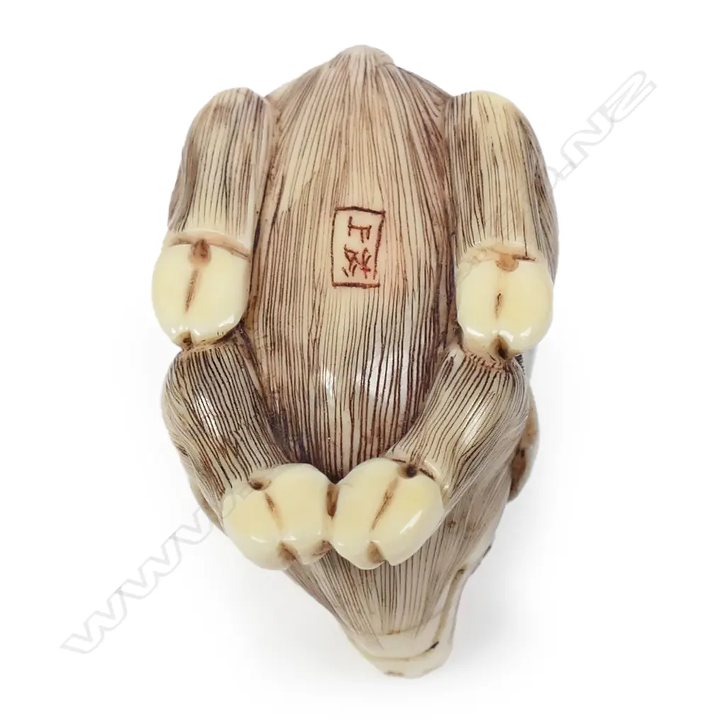 A Japanese carved ivory netsuke, Image 1++