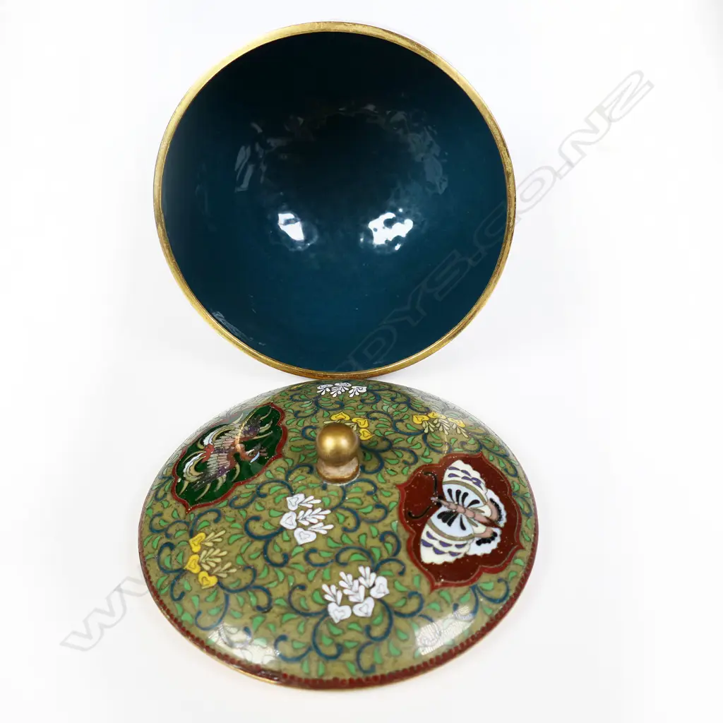 A fine Japanese late Meiji period cloisonne covered censer, Image 1++
