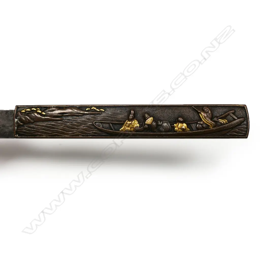 An 18thC Japanese signed kogatana small knife, Image 1++