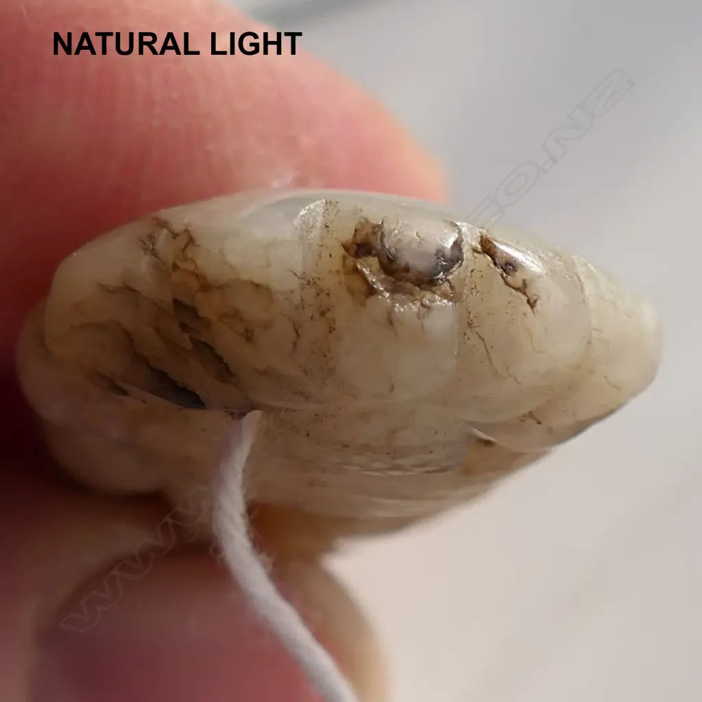 An old Chinese jade Guanyin pendant/handling piece, Image 1++