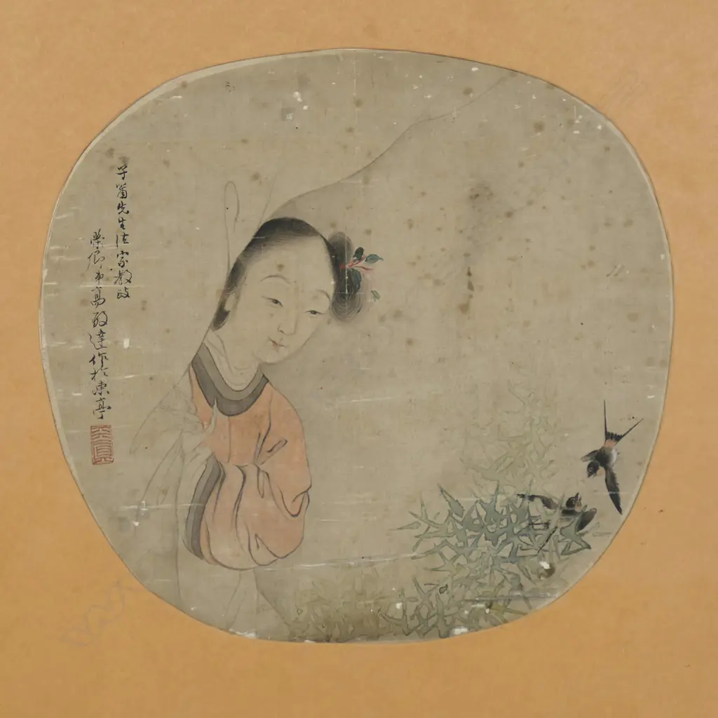 A 19thC Chinese fine watercolour, Image 1++