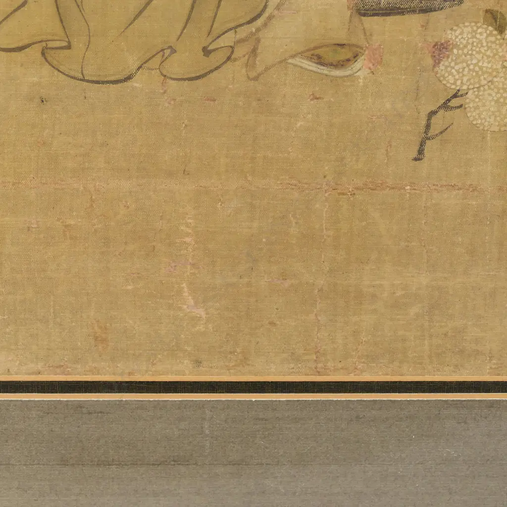 A large Chinese ink and watercolour on silk, Image 1++