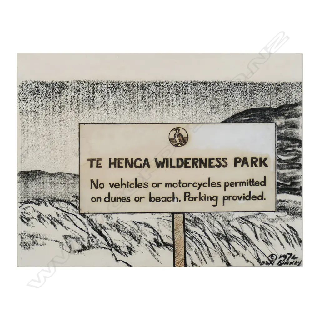 Don Binney (NZ 1940-2012) untitled, Image 1++