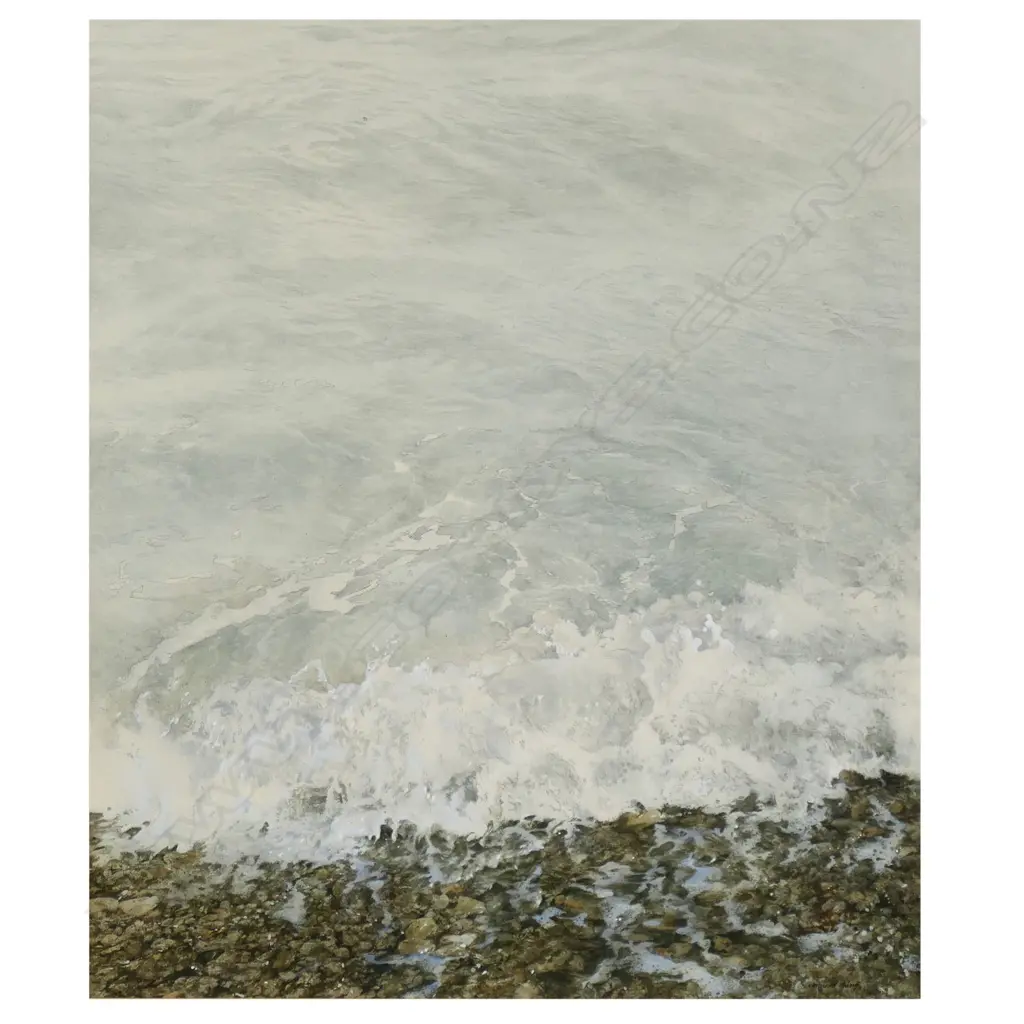 Raymond Ching (1939-) 'Wave - Karehana Bay', Image 1++