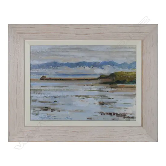 Russell Hollings (1948-) ‘Foggy Morning Thames Coast’,