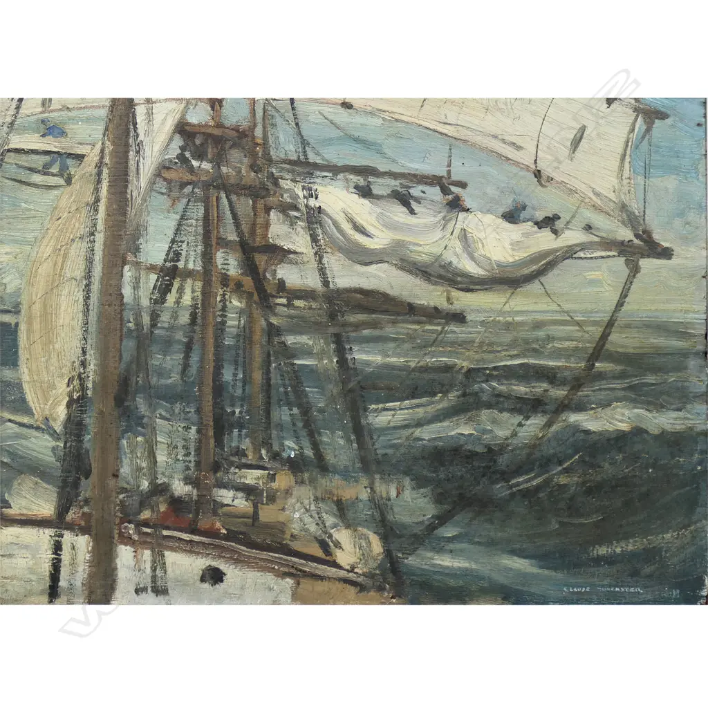 Claude Muncaster (1903–1974) 'On the Foreyard', Image 1++